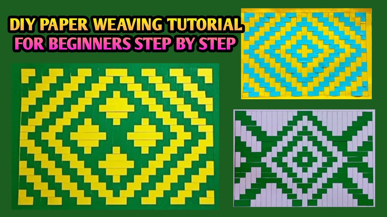 DIY Paper Weaving Tutorial for Beginners | Easy Step-by-Step Pattern