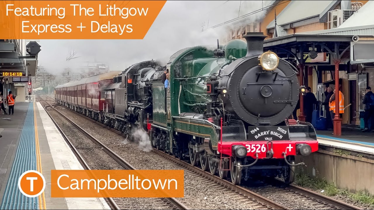 Transport for Sydney Vlog 652: Campbelltown Part 4 - Featuring The Lithgow Express + Delays