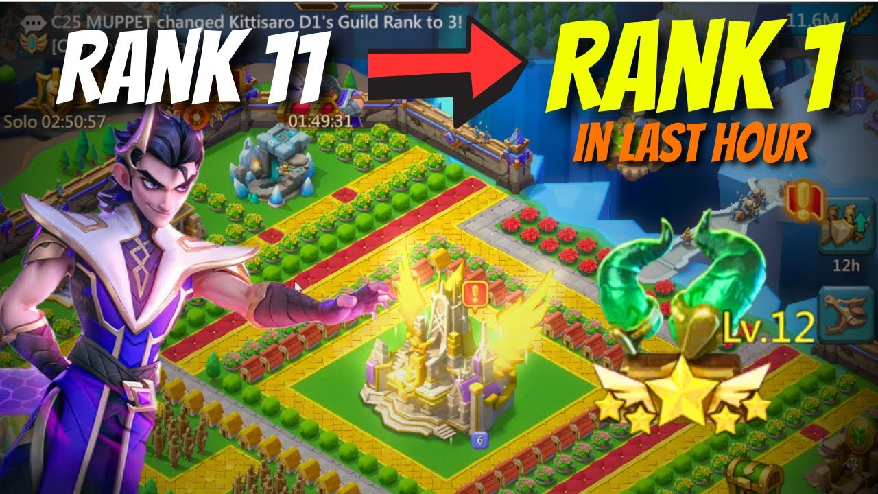 CRAZY Final Hour Push for 1st &ndash; Royal Artifact Challenge | Lords Mobile