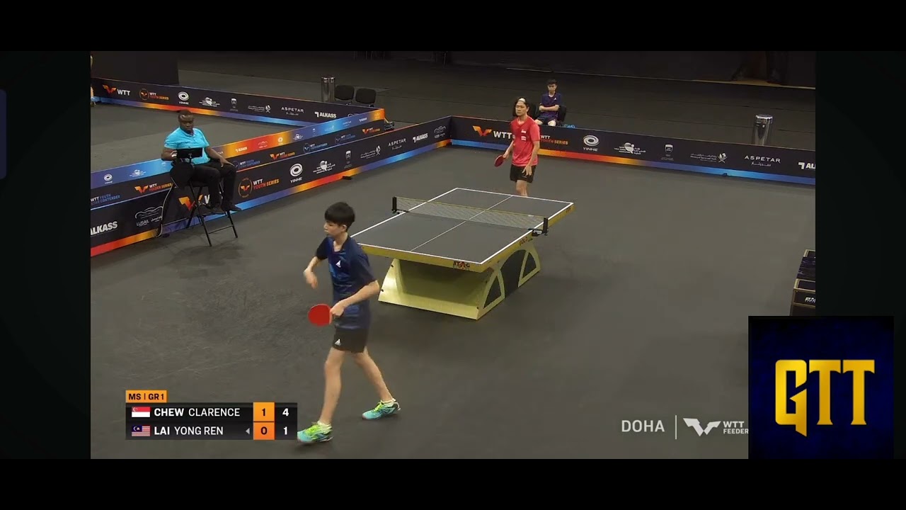 Lai Yong Ren (MAS) VS Clarence Chew (SGP) | WTT Feeder Doha 2026 | Men's Singles Group 11