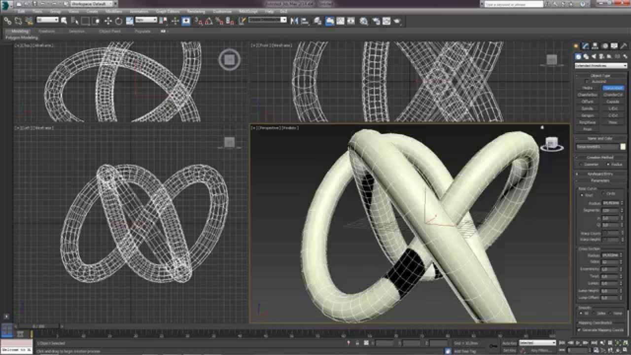 3D Max. Урок №9. Моделирование. Создание базовых объектов.