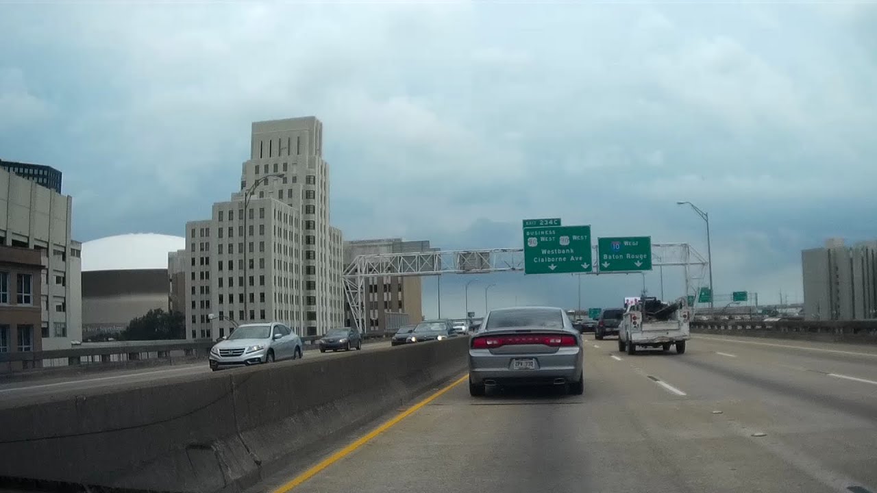 Road Trip #032 - I-10 West, Slidell to New Orleans, Louisiana