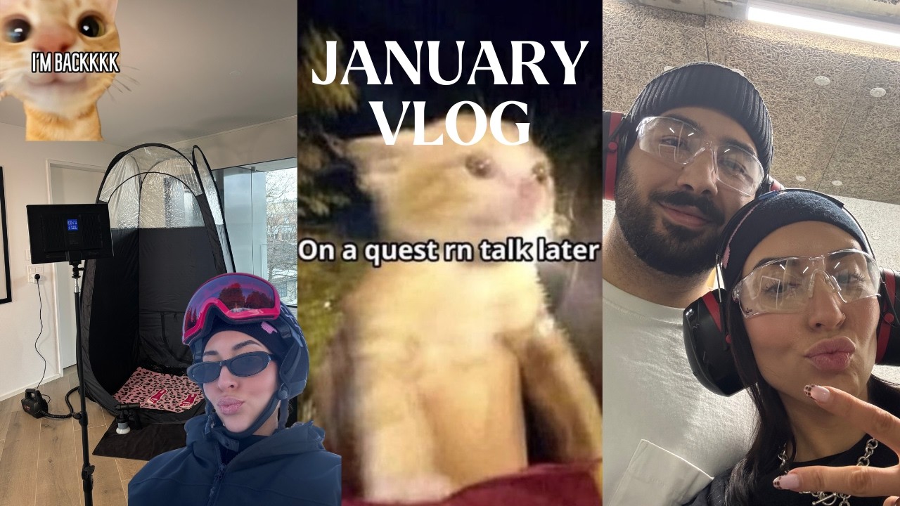 January VLOG: Snowboarding, Spraytan Content, New Hobbies