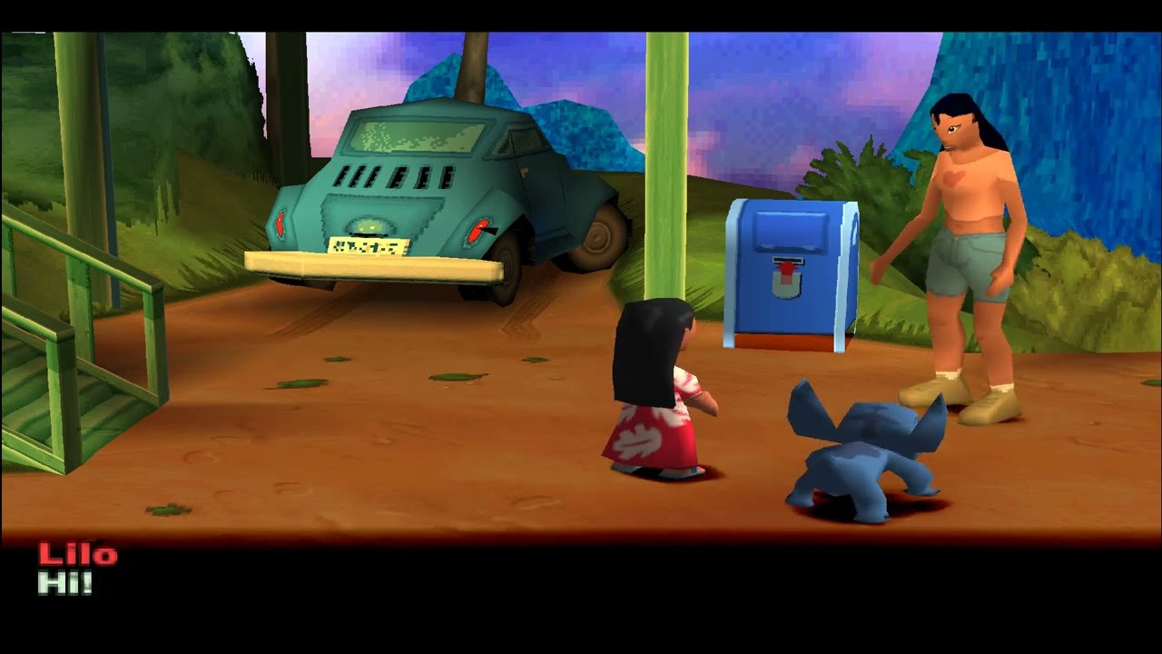 [100%] Part 1 - Lilo & Stitch: Trouble In Paradise (PS1) - Koa Wood / Hula School