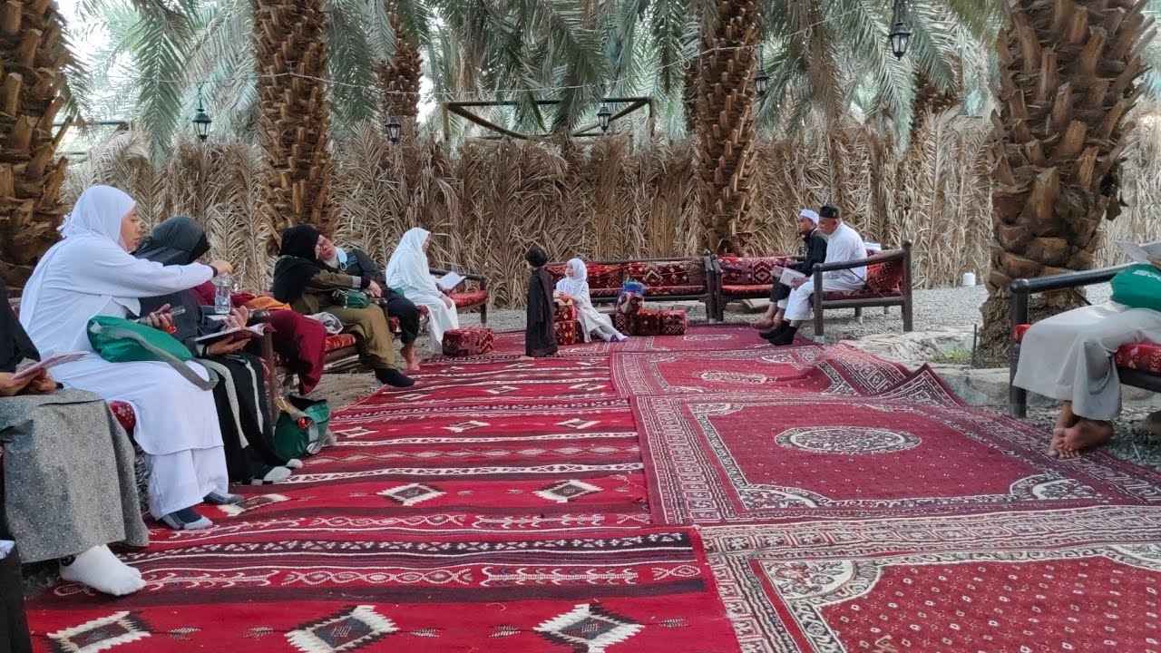 SOLAT MAGHRIB BERJEMAAH GROUP KU12 2024 BERSAMA USN DI LADANG KURMA MADINAH