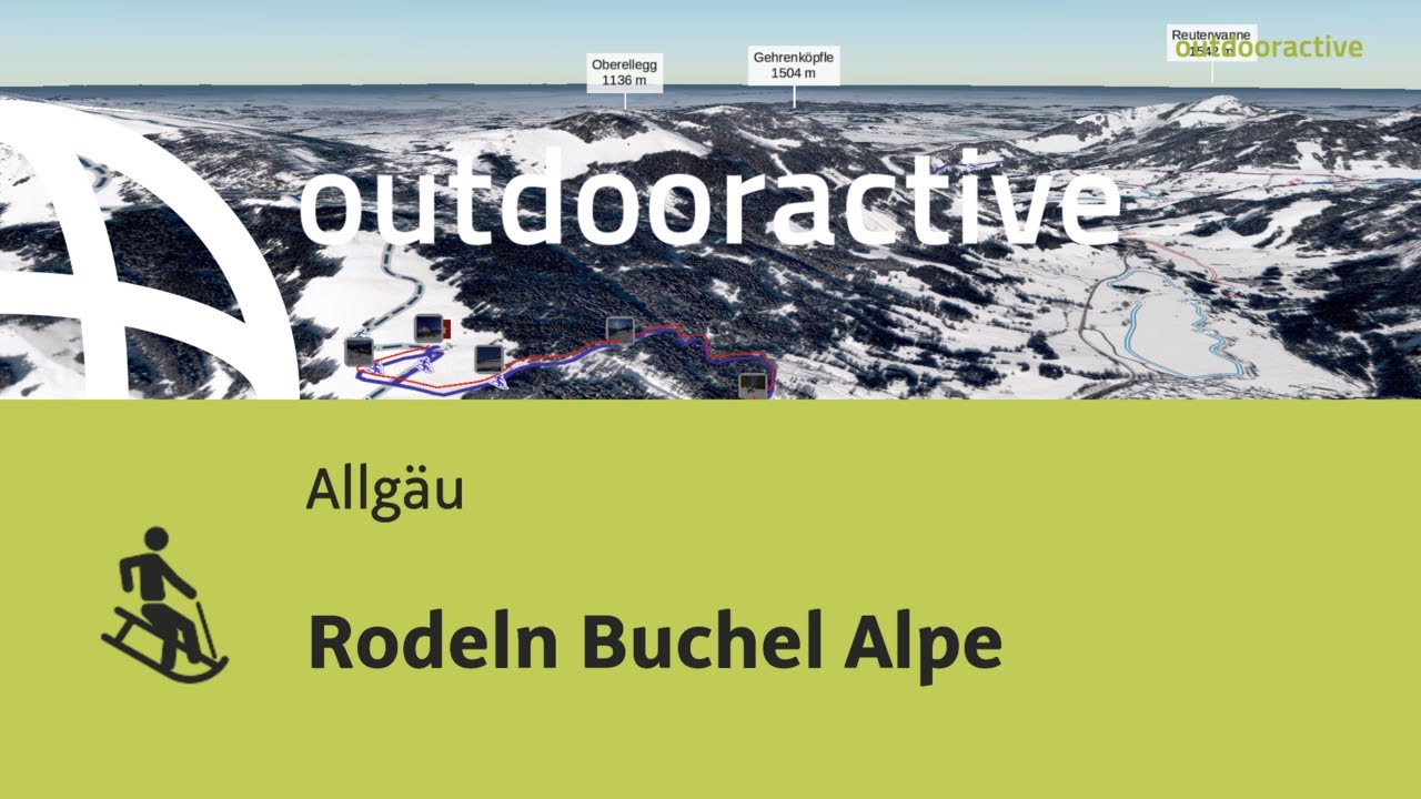 Rodelstrecke im Allg&auml;u: Rodeln Buchel Alpe