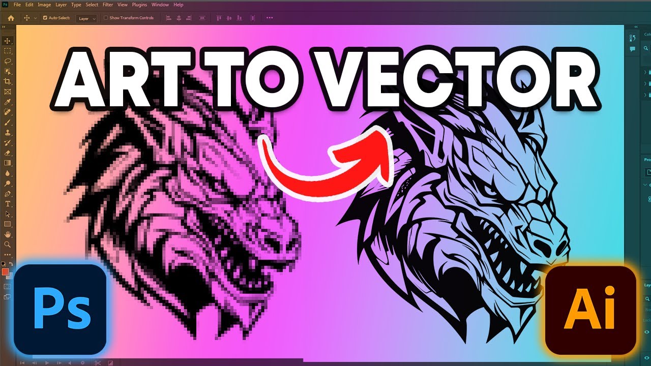 Converting Graphics to Vectors in Adobe Photoshop and Illustrator For Laser Engraving