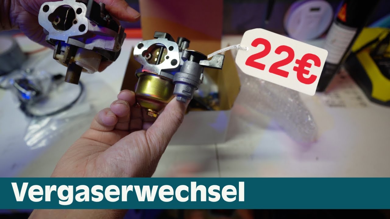 Vergasertausch Rüttelplatte #scheppach HP 1100S @scheppachgermany