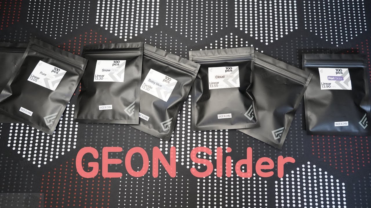 Geon slider comparison by GEON F1-8X