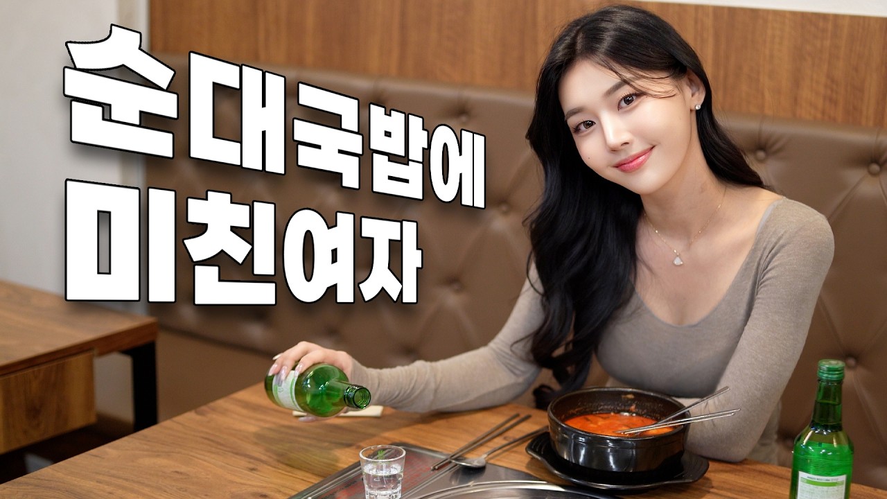순대국밥에는 무조건 소주지