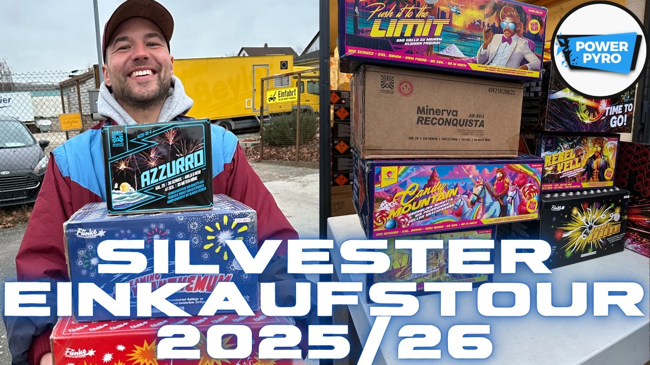 SILVESTER FEUERWERK EINKAUFSTOUR 2025! ALBERT, FUNKE, ZINK…- NUR PREMIUM STUFF 😍