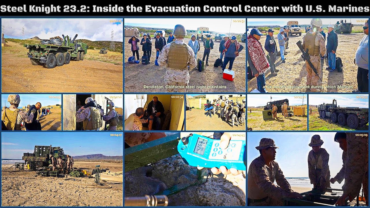 "Steel Knight 23.2: Inside the Evacuation Control Center with U.S. Marines"