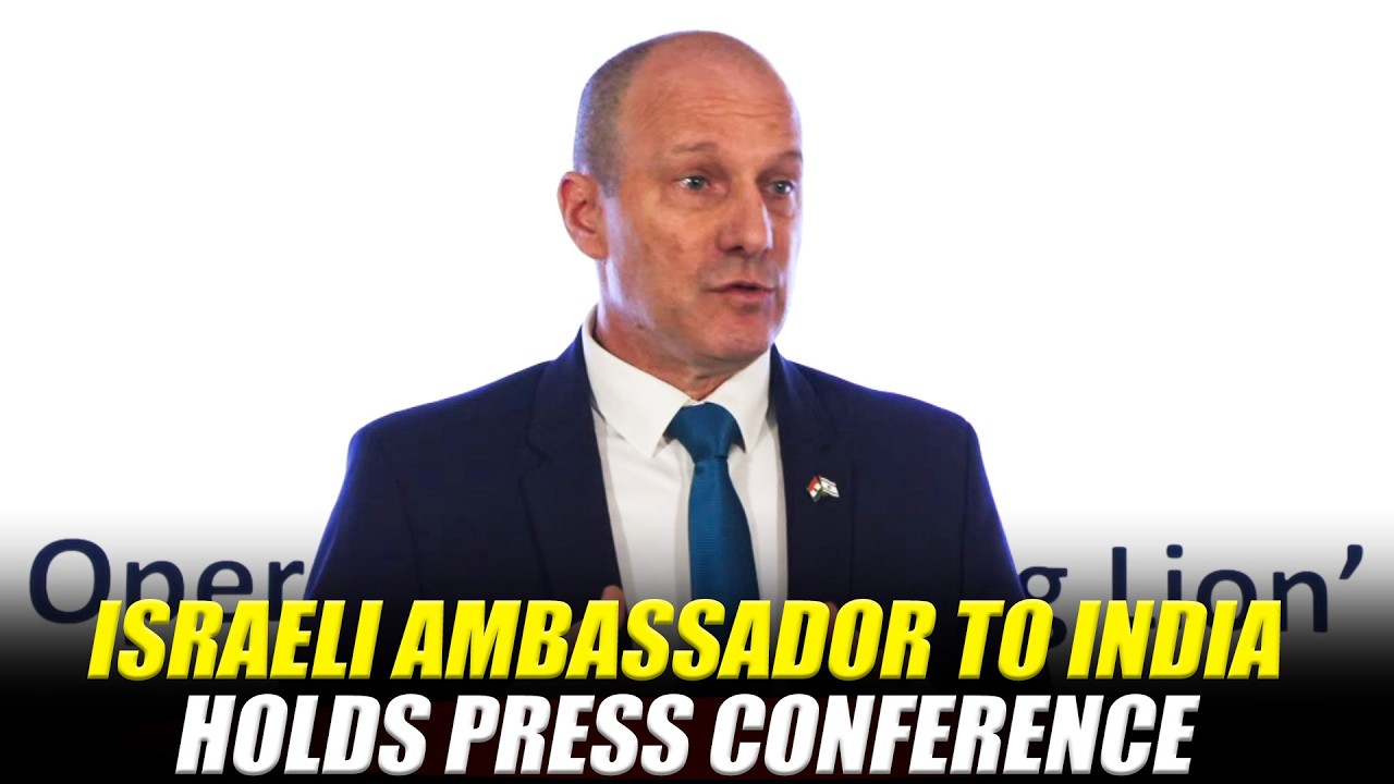 LIVE:Reuven Azar, Israeli Ambassador to India, holds briefing, Confirms Netanyahu is alive |Iran War