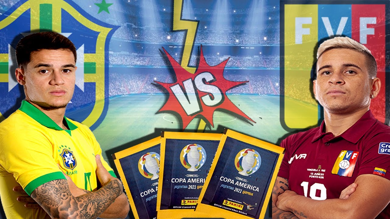 RODADA  1: BRASIL X VENEZUELA - ÁLBUM DE FIGURINHAS COPA AMÉRICA 2021 -