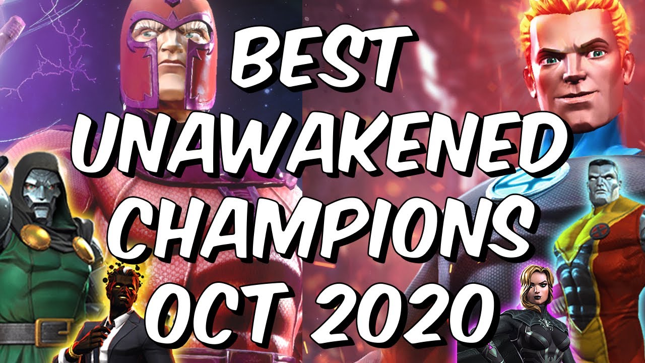 Лучшие чемпионы UNWAKENED по версии октября 2020 года — список уровней Seatin — Marvel: Битва чем...