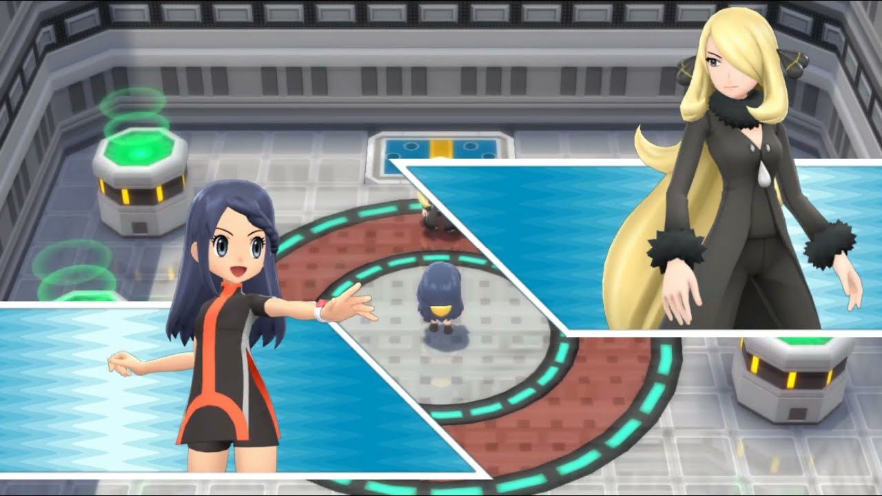 Pokemon Brilliant Diamond Vs Champion Cynthia (No items, Set Mode)