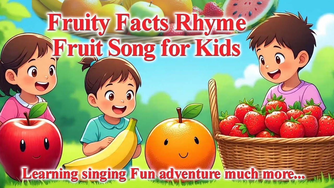 Fruit Facts Rhyme | Healthy Fruit Song | Learn with Fun
