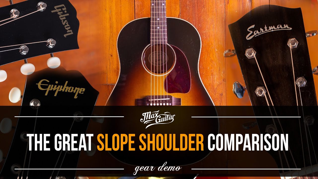 Отличное сравнение SLOPE SHOULDER! GIBSON J45 против EPIPHONE J45 против EASTMAN E10SS и E20SS