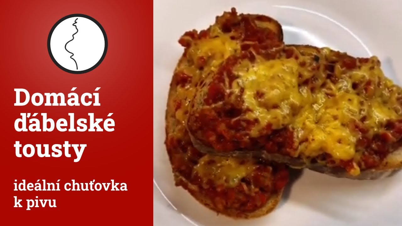 Dom&aacute;c&iacute; ď&aacute;belsk&eacute; tousty, ide&aacute;ln&iacute; chuťovka k pivu