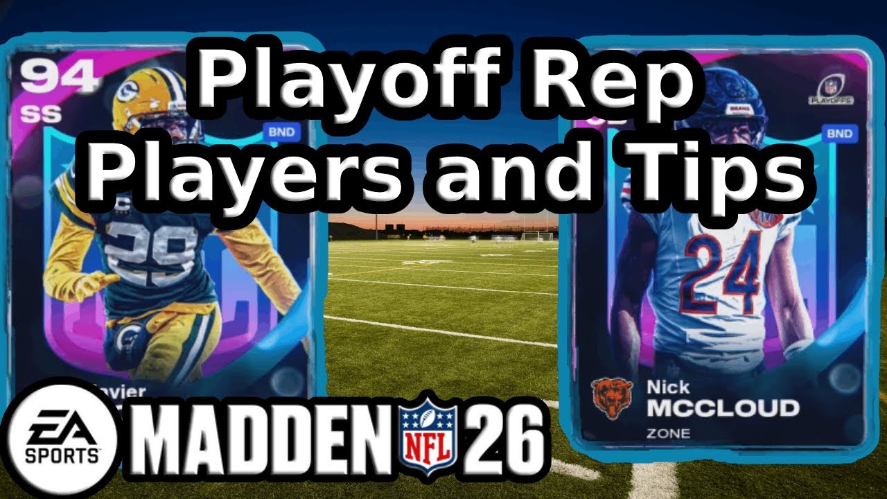 Playoff Rep Players and Tips (Madden 26 MUT)
