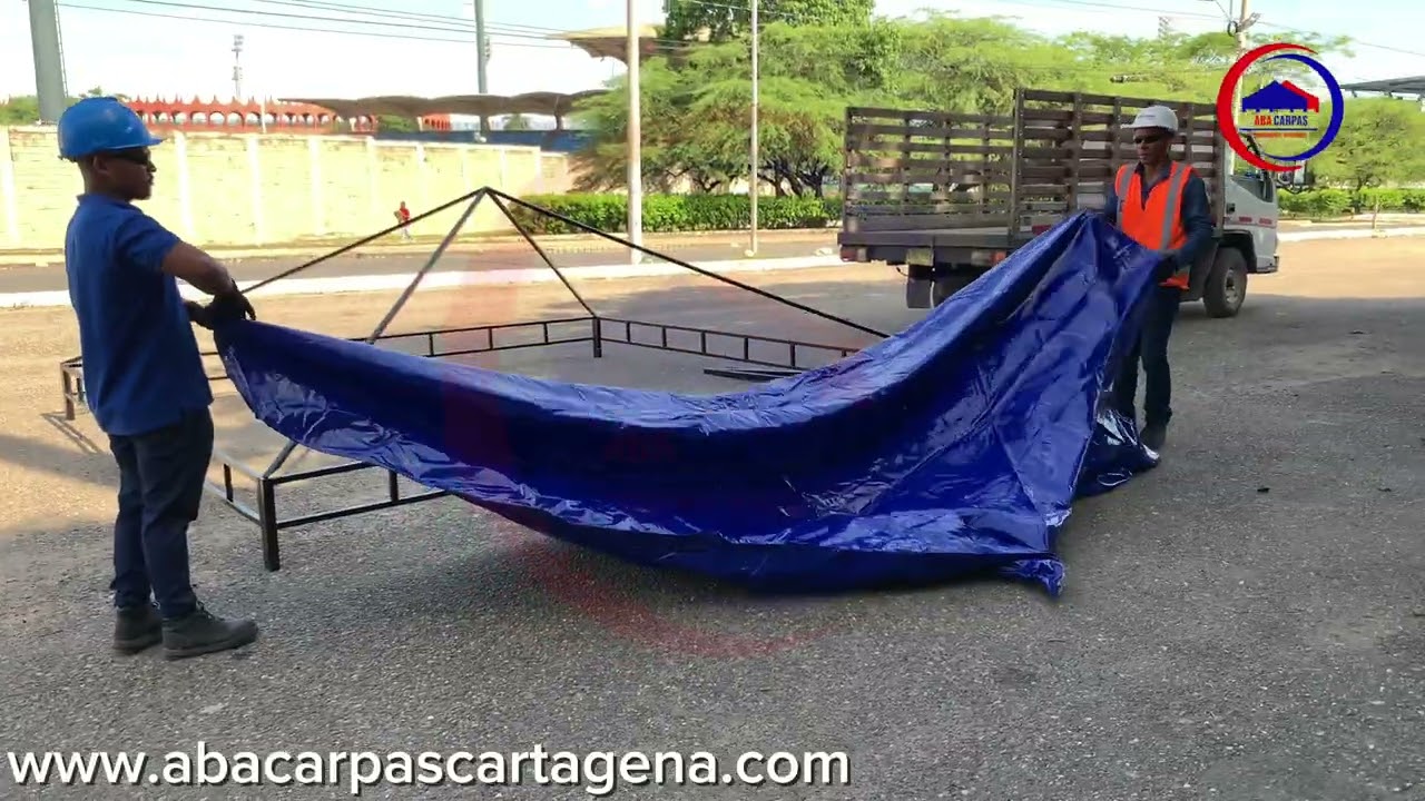 Tutorial armado de carpa 4x4 paso a paso en cuatro minutos.