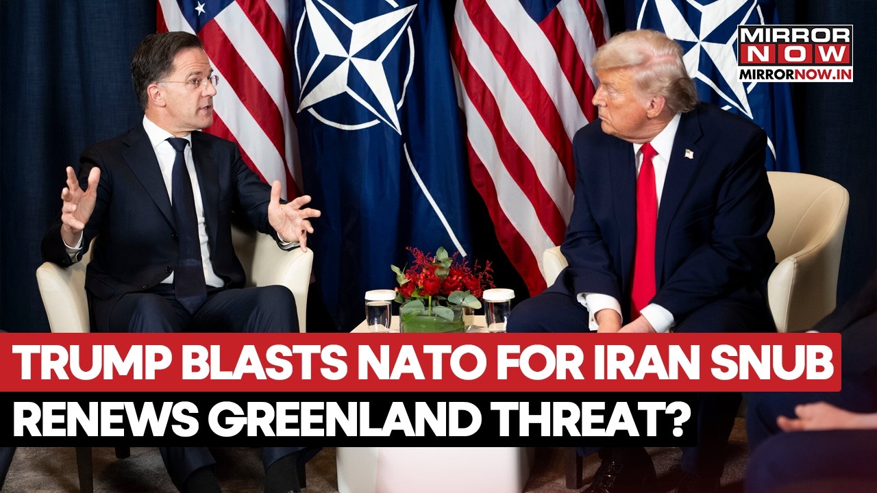 TRUMP BLASTS NATO! US President Slams Bloc For Not Helping With Iran, Renews Greenland Threat