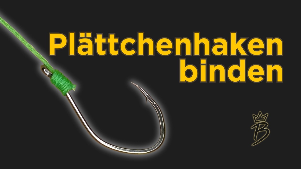 So bindest du einen Plättchenhaken – Schritt für Schritt