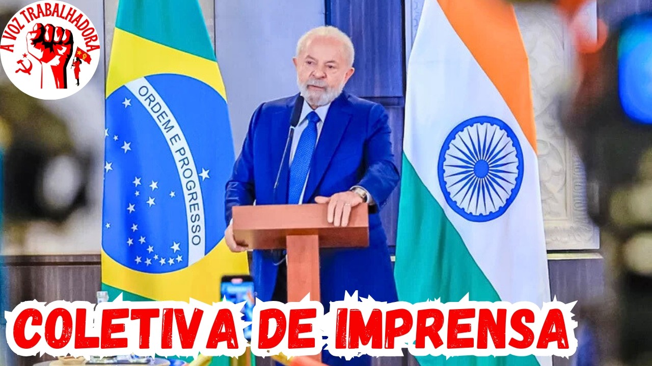 COLETIVA DE IMPRENSA COM PRESIDENTE LULA em Nova Délhi, Índia 2026