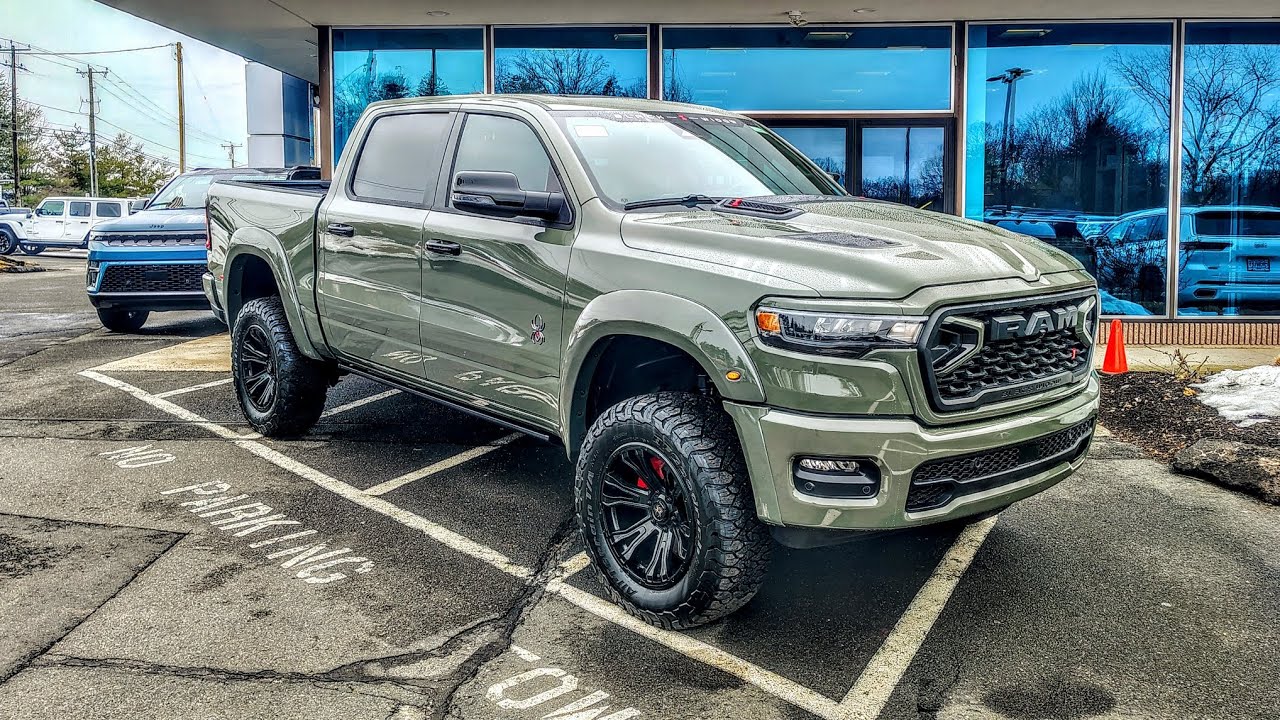 FOR SALE 2026 RAM 1500 BLACK WIDOW EDITION 5.7L V8 395HP EXT F-8 GREEN/BLACK INT $97,000 