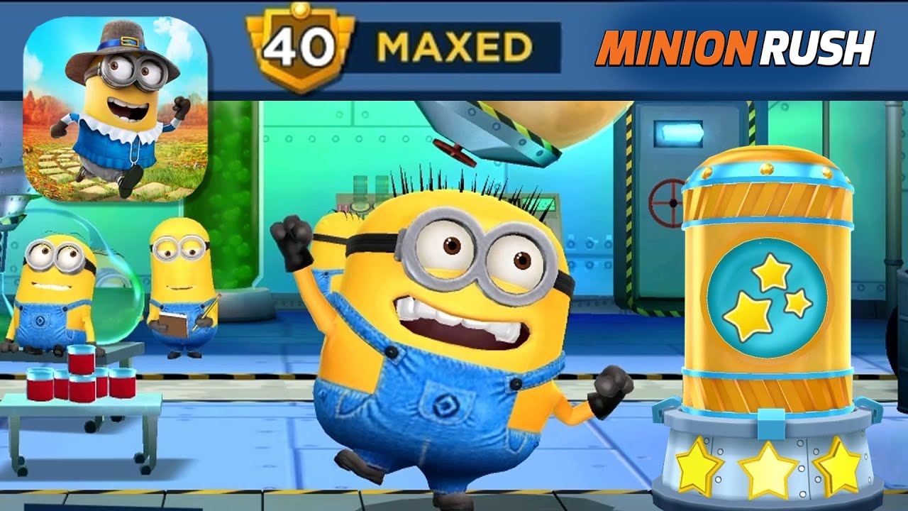 Minion Jerry & Inventing Room rewards / Despicable Me: Minion Rush game minions