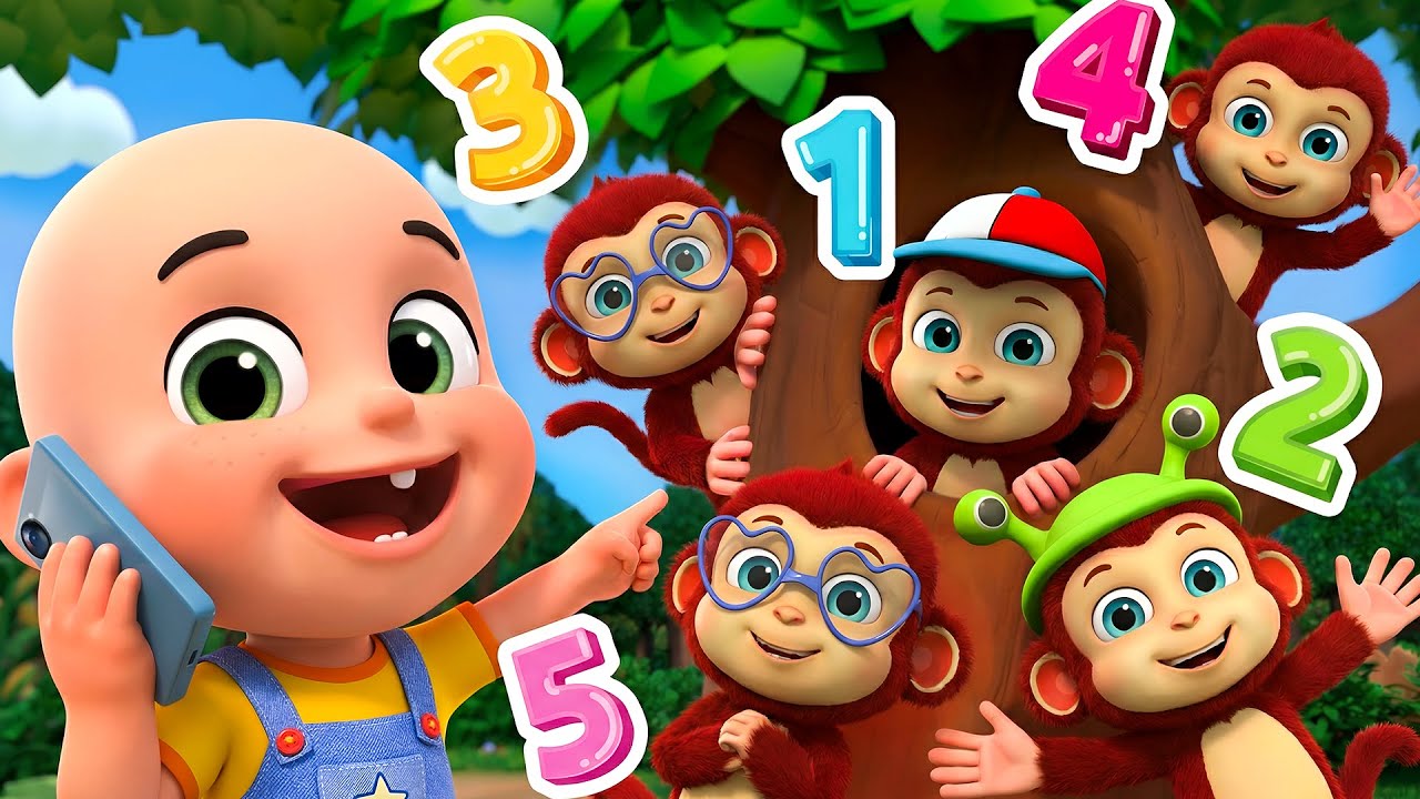 Five Little Monkey | Kids Learn Counting | Old Macdonald | Nursery Rhymes & Kids song