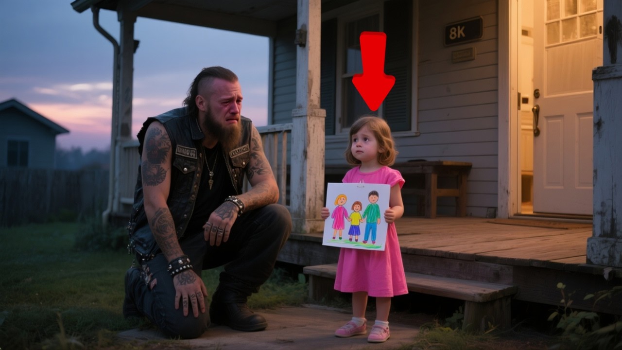 Little Girl Knocked on a Hell Angel Door—Her Heartbreaking Reason Brought the Toughest Rider to Tear