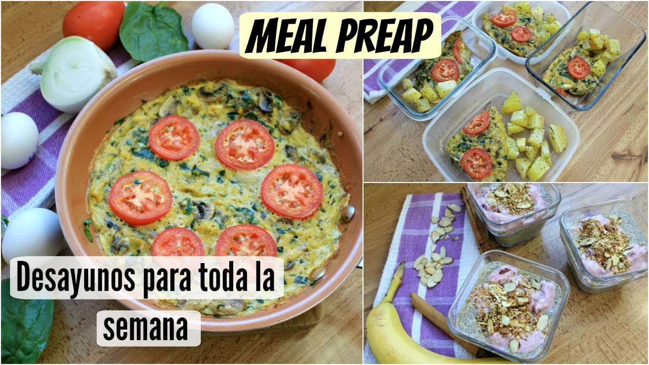 MEAL PREP| Desayunos para toda la semana