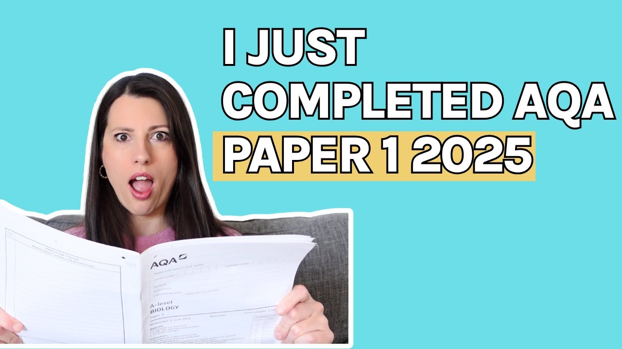 I completed paper 1 AQA Biology 2025 - here is what I thought....