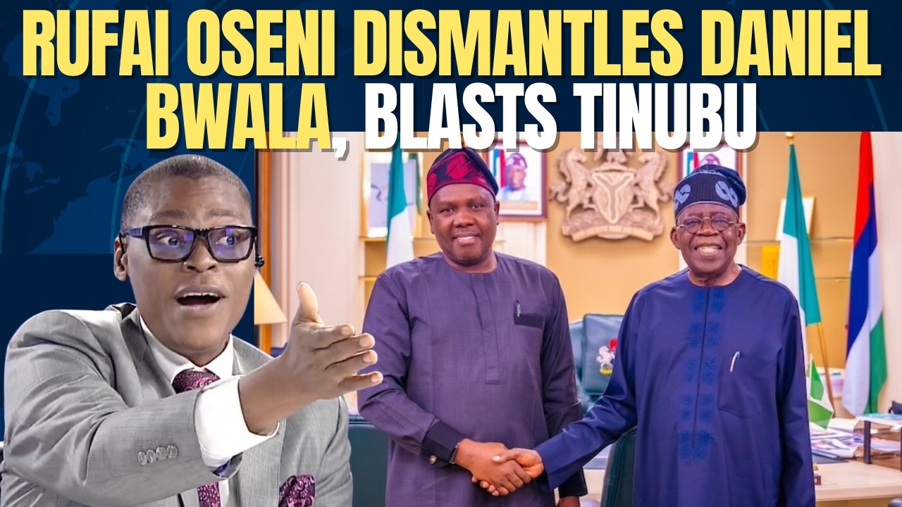 Rufai Oseni Blasts Daniel Bwala, Slams Tinubu’s Government #breakingnews #worldnews #newstoday