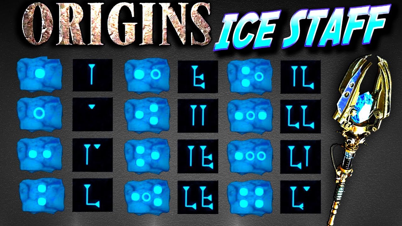 Ледяной посох - ORIGINS Zombies - КАК СОЗДАТЬ И УЛУЧШИТЬ РУКОВОДСТВО (Стрела Улла)