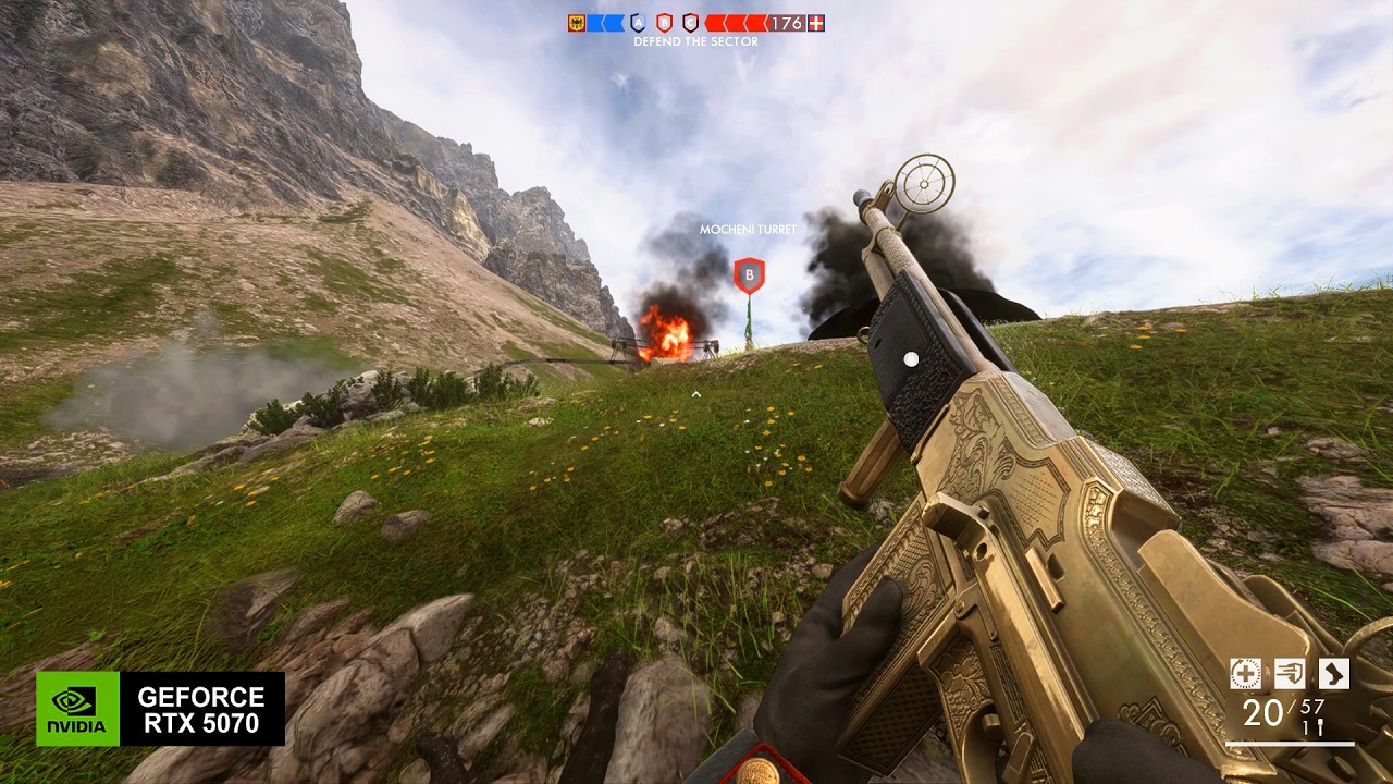 Battlefield 1 Monte Grappa Operations Gameplay No Commentary
