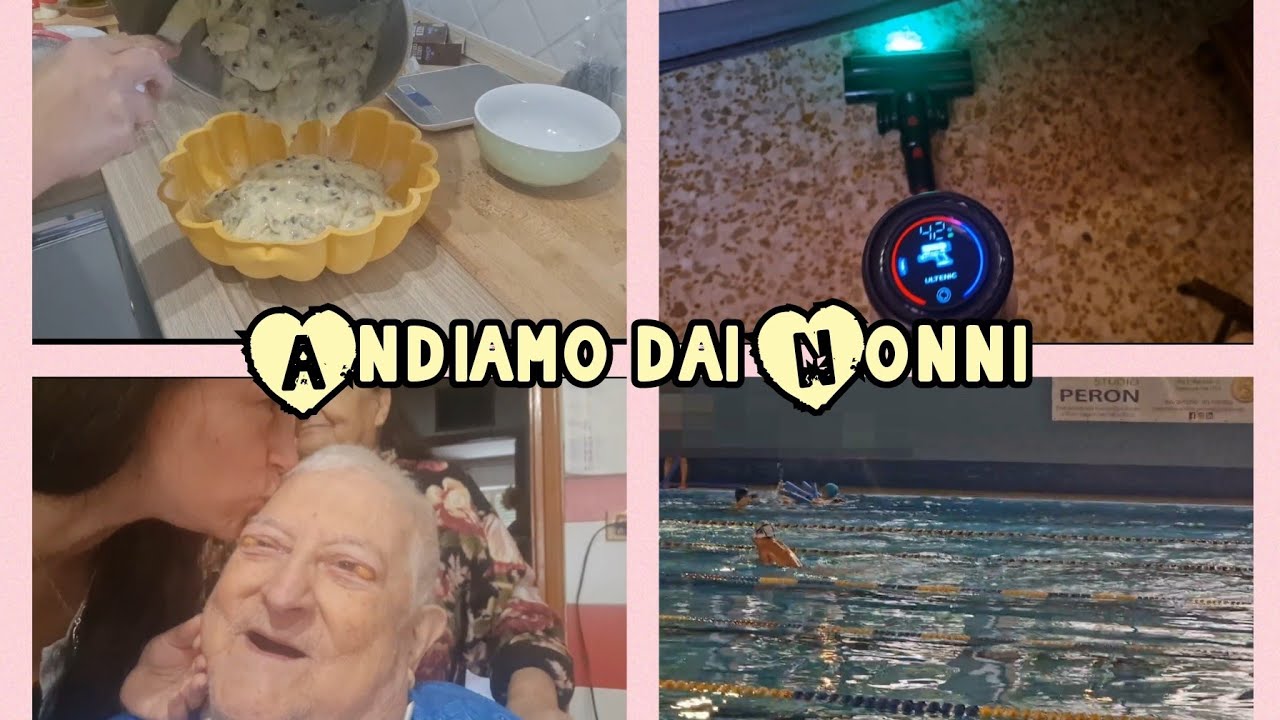 Andiamo dai miei Nonni❤️Torta noci e cioccolato/Regalo per nonna