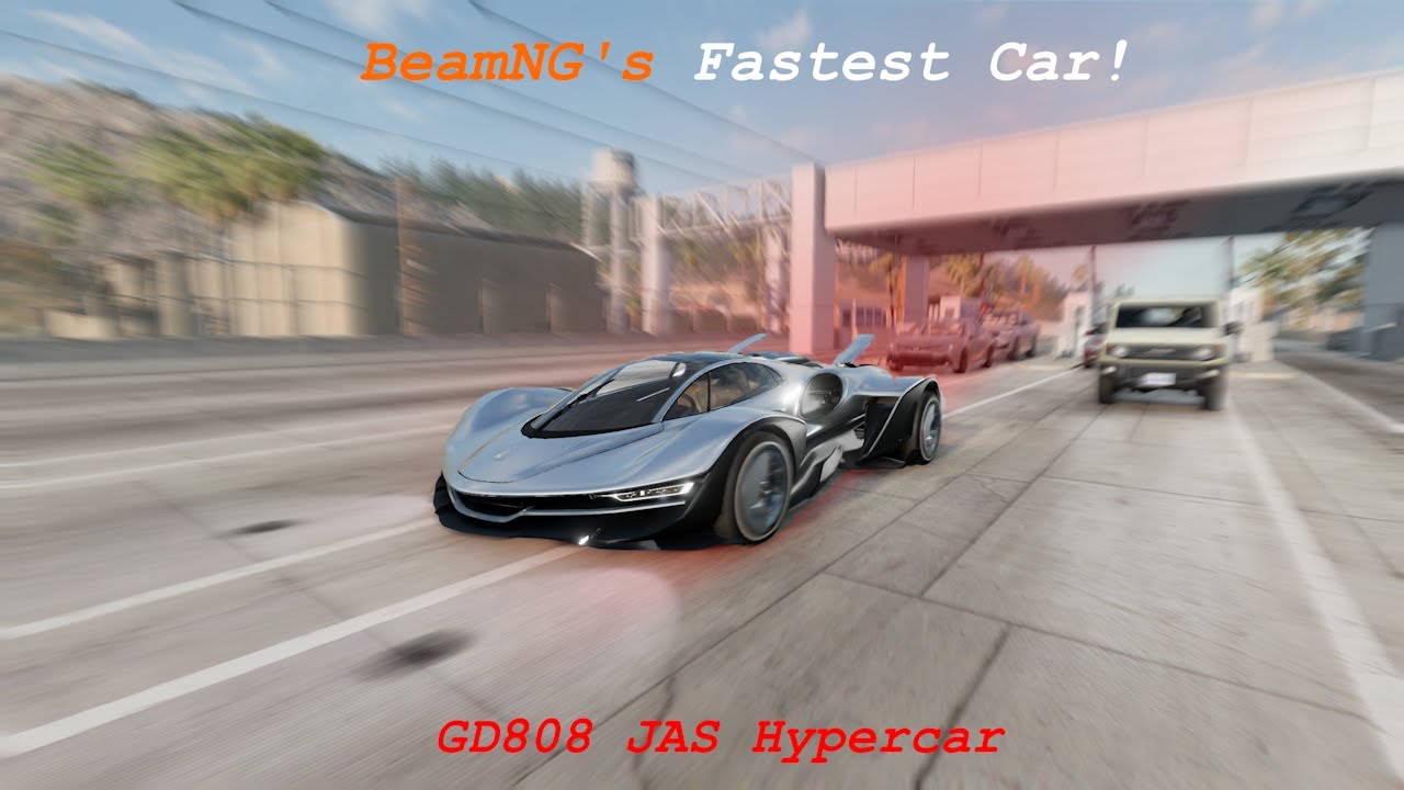 BeamNG's Fastest Car Yet! - GD808 JAS Hypercar POV Drive (BeamNG VR)