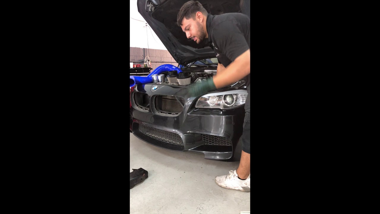 BMW M5 F10 / F90 Project Gamma Front Mounted cold air intakes installation