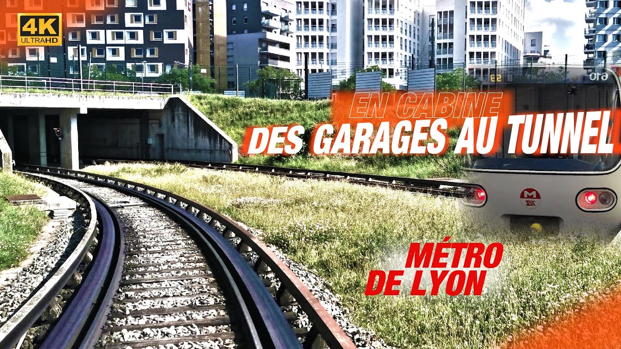 Cab Ride Métro de Lyon : entrée en tunnel