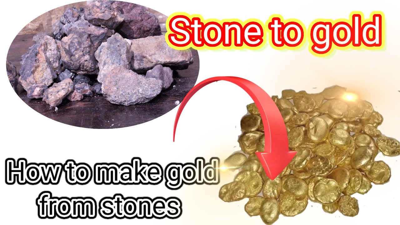 How to make gold from stones /stone gold recovery/stone to gold
