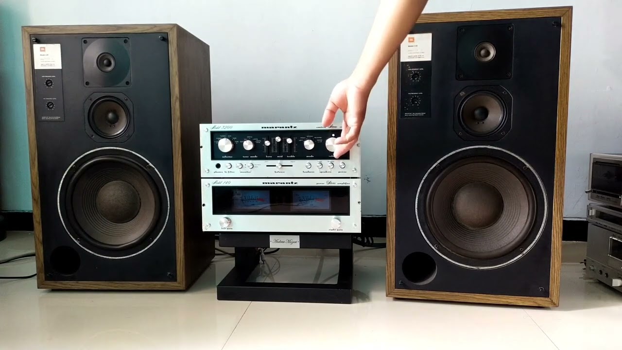 JBL-L50 speaker vintage with Marantz 3200/140 suara spectakuler