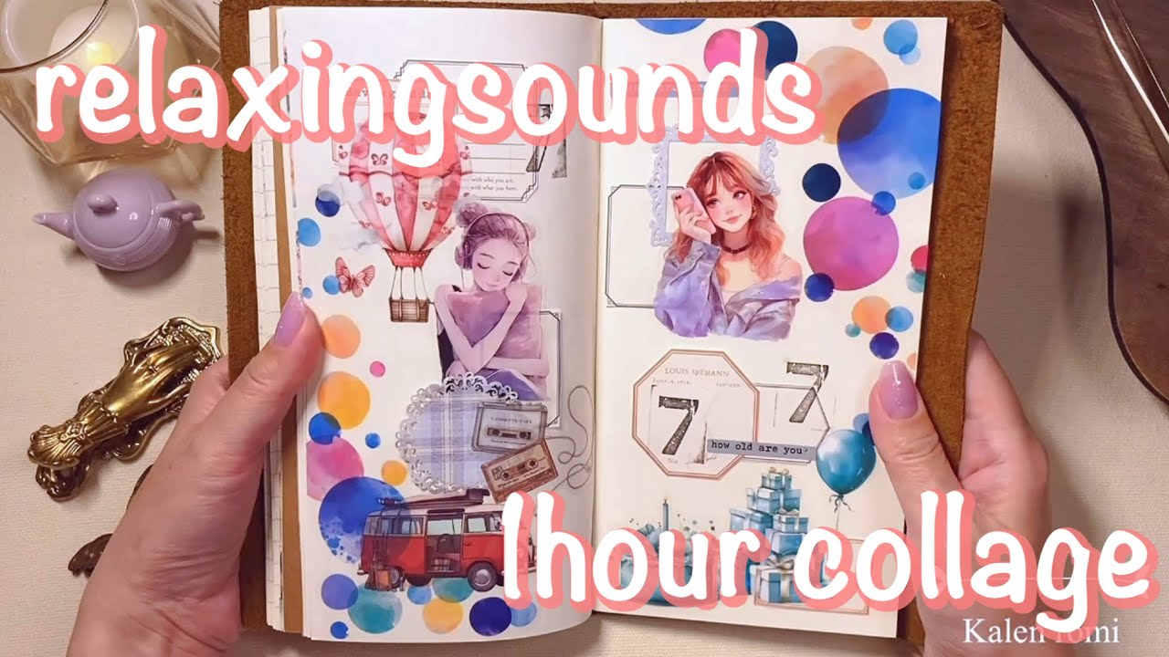 relaxingsounds🧸.•*| ASMR | sleeping | collage  | journaling