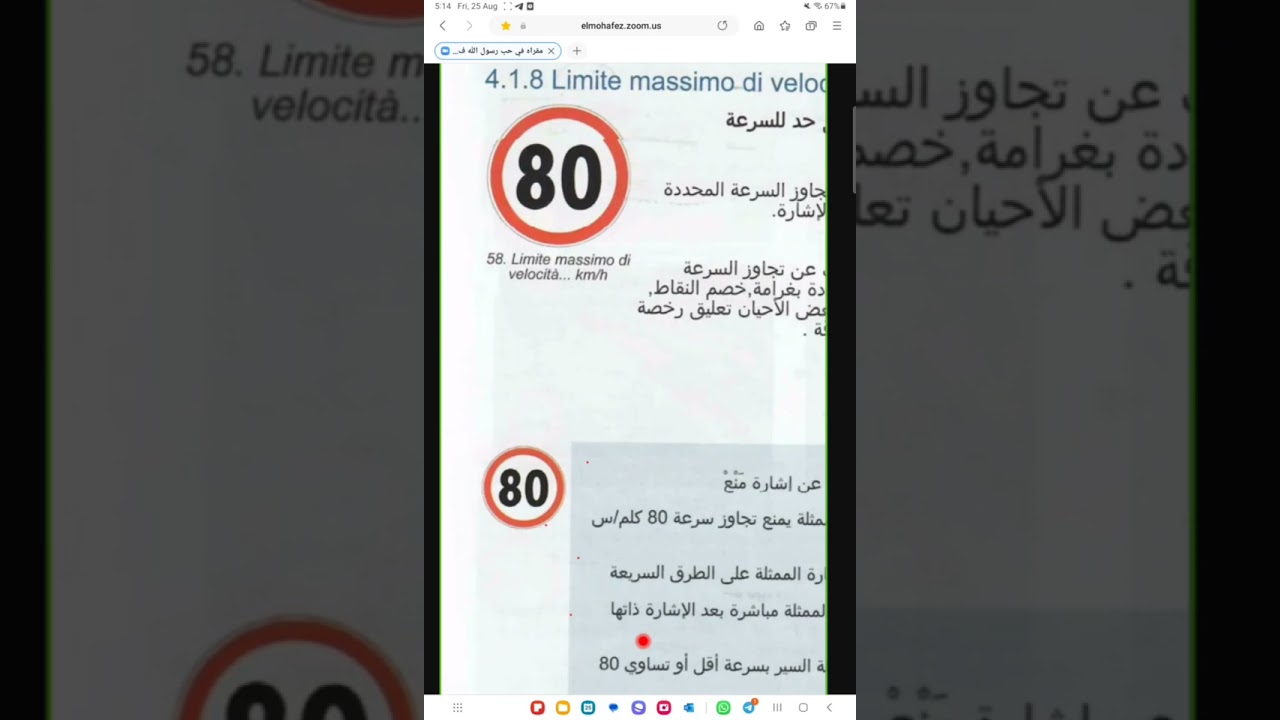 الباب( 4 ) الجزء( 2 ) Segnali di di divieto