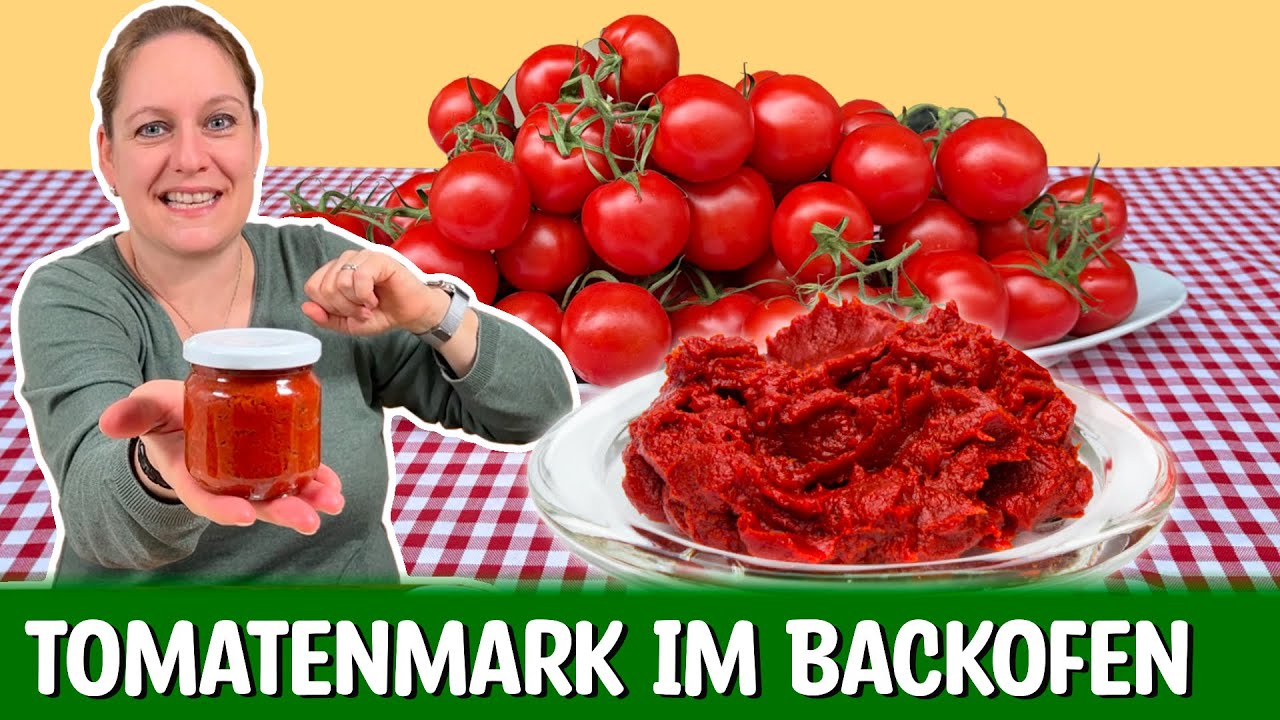 Genial einfach: Tomatenmark – im Ofen gemacht & unglaublich lecker !🍅 😃
