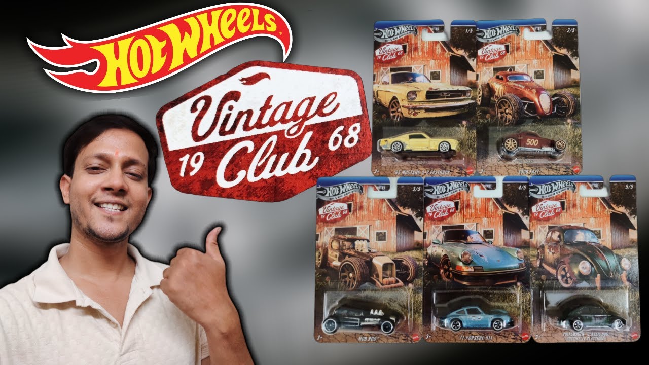 Hotwheels Silver series 1968 VINTAGE CLUB🤩 #hotwheels #diecast #hotwheelsindia #billearndiecast #car