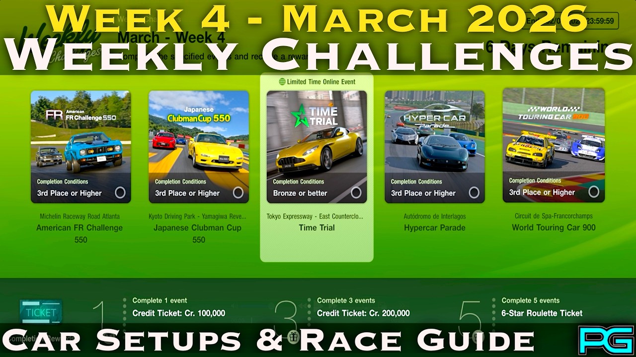 Gran Turismo 7 | Weekly Challenges Guide | March Week 4