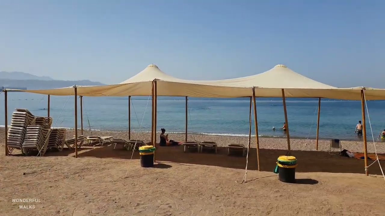 Eilat, virtual walk in the city, Israel
