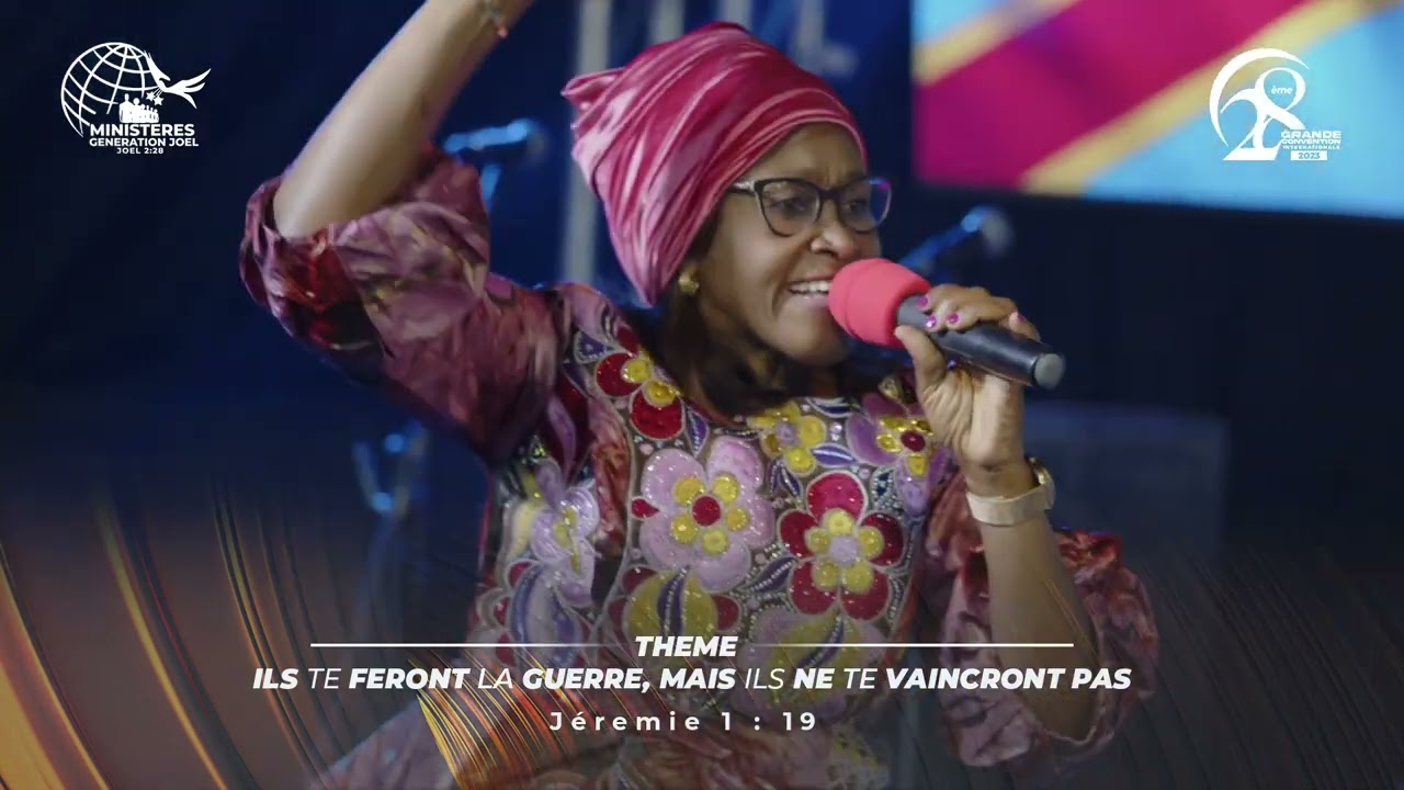 Première intervention du Pasteur #Irène #Mandaku à la #28ème Grande Convention internationale  2023